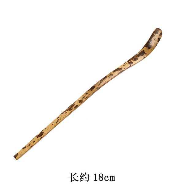 Flower-spotted bamboo unusual curved tea