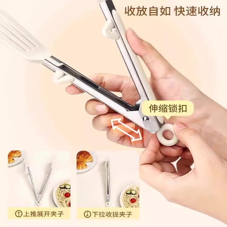 Clip de barbacoa de cocina, clip de alimentos, clip de barbacoa anti-clip, clip de filete de pan grande, clip de barbacoa