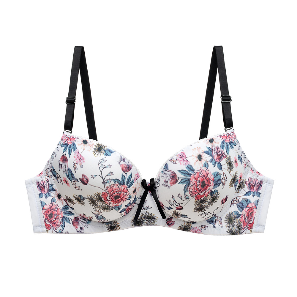 Bra sexy impresa de encaje ropa interior adorable Aliexpress deseo explosión