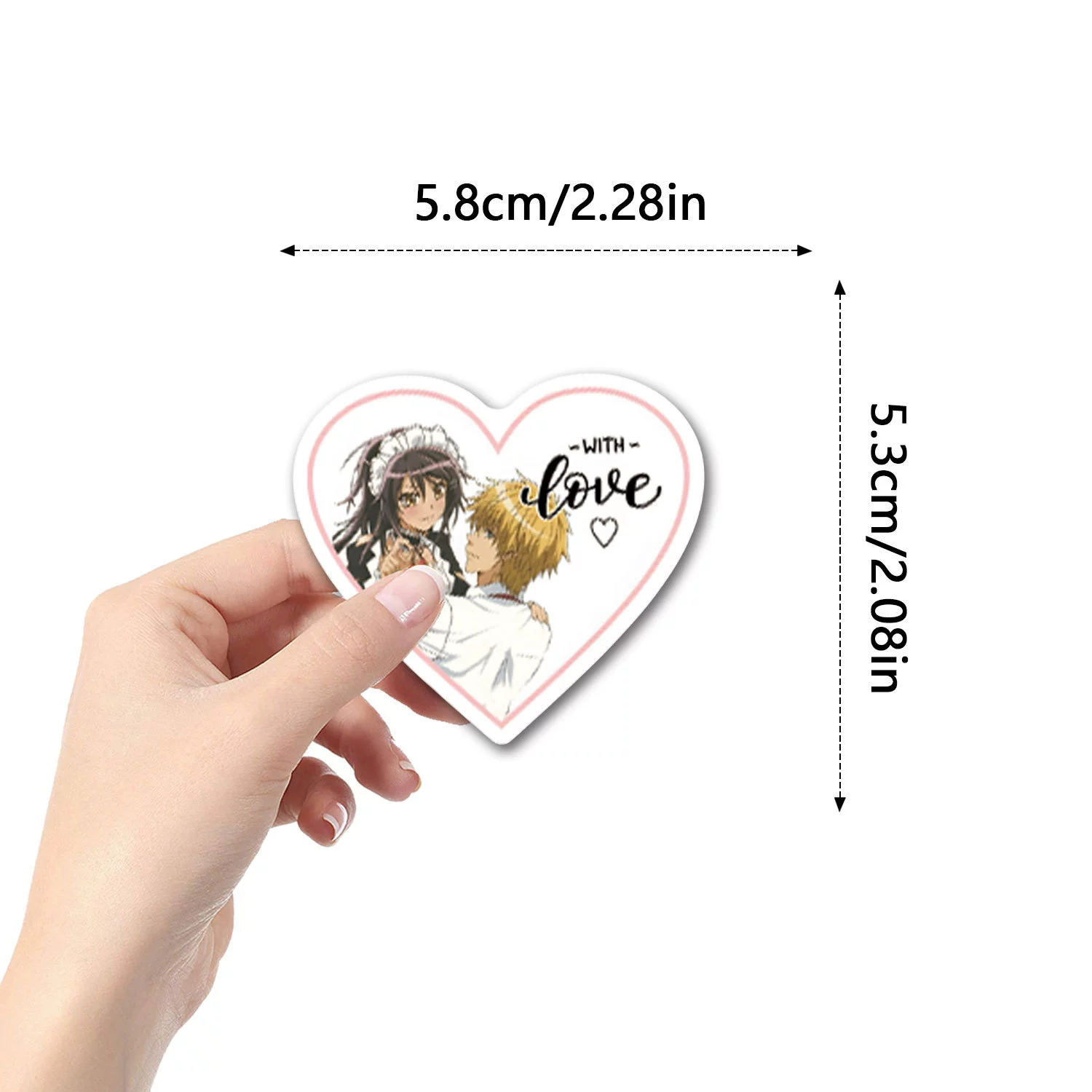 55 штук наклеек kimi ni todoke для граффити, украшение блокнота, скутер, водостойкие наклейки, производитель оптом