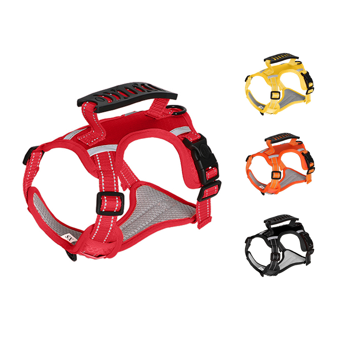 Explosiones transfronterizas de mascotas correa de pecho a prueba de explosiones perros grandes cuerda de tracción de cuerda de tracción de ropa de perro