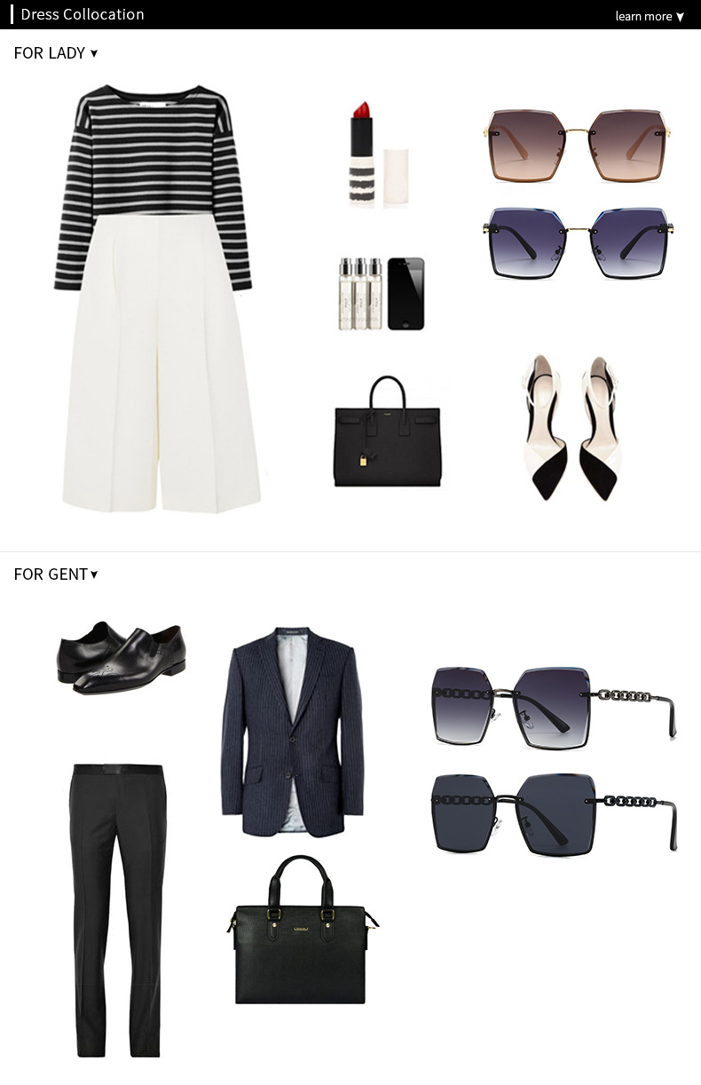 Cross-Border Export New Modern Retro Square Frame Rope Decorative Sunglasses Ins Style Street Style Big-Name Sunglasses 2515_voghion.com