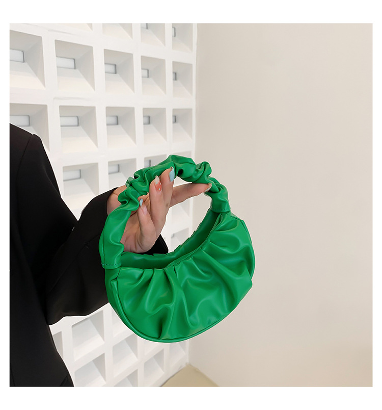 2024 Estate Nuovo Trendy Internet Rosso Versatile Monospalla Sottobraccio Alla Moda Portatile Semplice Piegato Borsa Nuvola_voghion.com