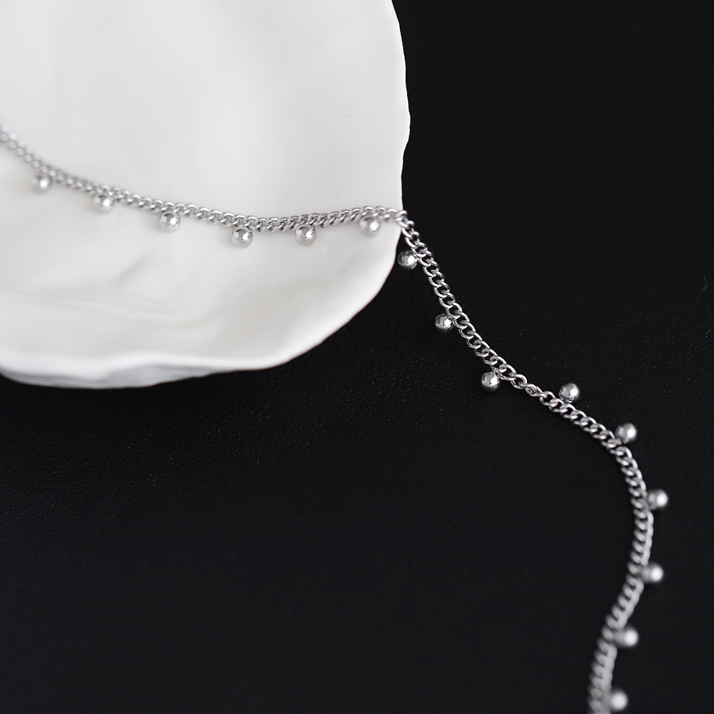 curb chain Chain Type PVD Coated Real Gold Plated 18K Gold Solid Color 304 Stainless Steel Titanium Steel Retro Waterproof Non Tarnish 304 Stainless Steel Necklace