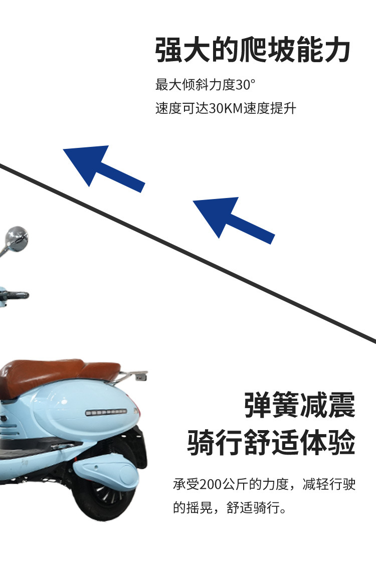 Large Pedal Electric Motorcycle Export