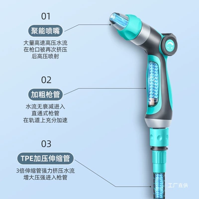 Water Pipe Hose Tap Water — High pressure car wash water gun