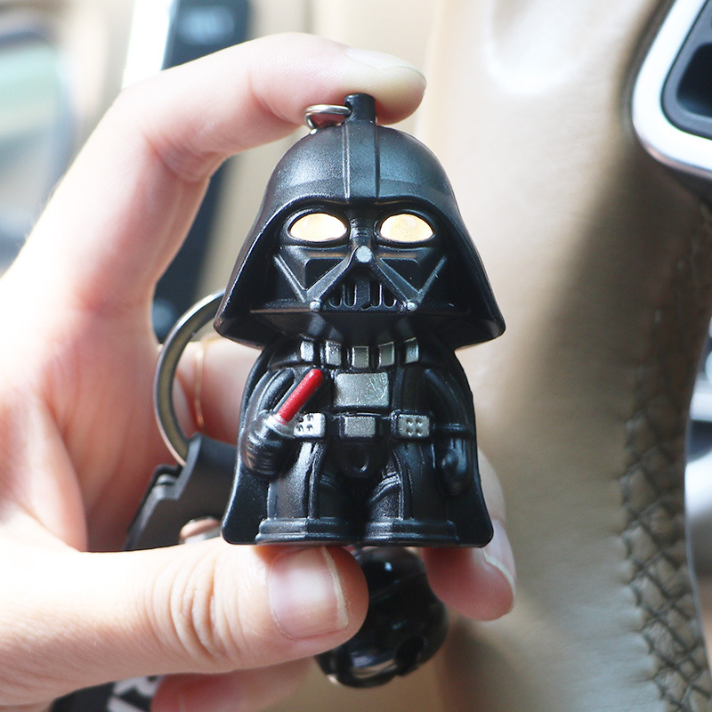 スターウォーズ黒武士キーホルダー白兵グッズストラップ武士キーチェーンカップルバッグチャームチャーム|undefined