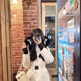 加厚保暖羽绒棉服女冬季新款大毛领滑雪服短款冲锋衣三防棉衣外套