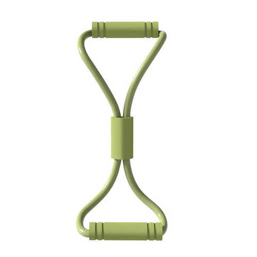 Yoga and Pilates Figure-eight Resistance Bands Back Extension Chest Expansion Shaping Fitness Equipment Figure-eight Elastic Bands