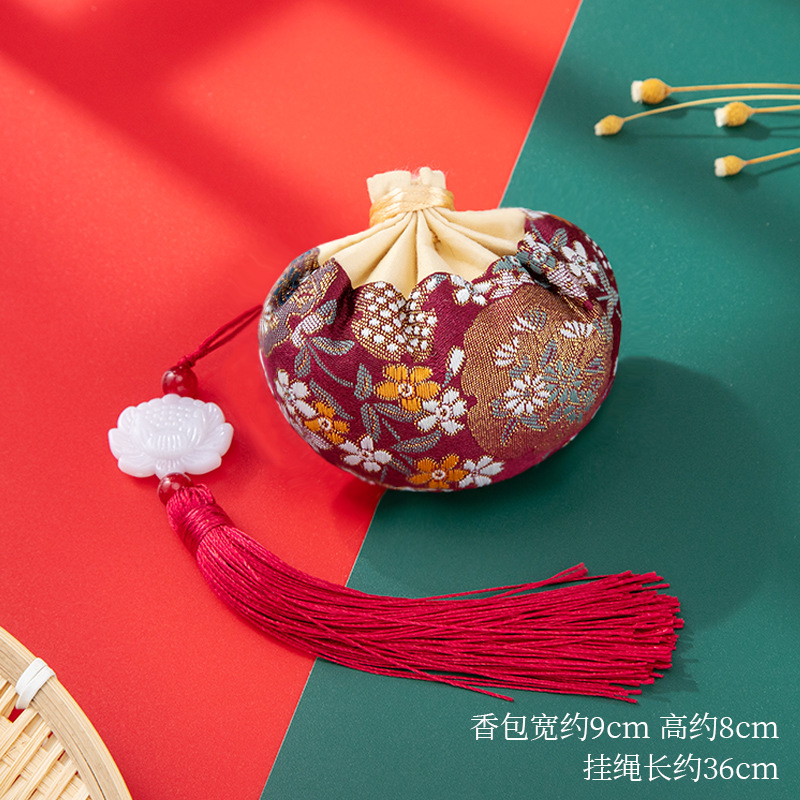 Bolsa vacía, bolso de impresión bordado antiguo, colgante de carro, bolso de mosquitos, festival del dragón, bolso de moda nacional