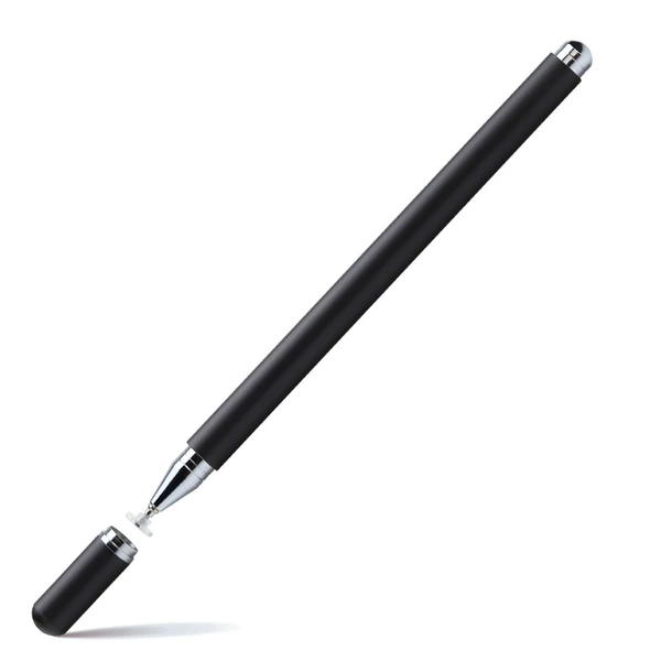 Magnetic suction cup head touch screen pen black
