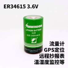 SUNMOON日月 ER34615 3.6V电池 流量计远程监控电池湿度温度监控