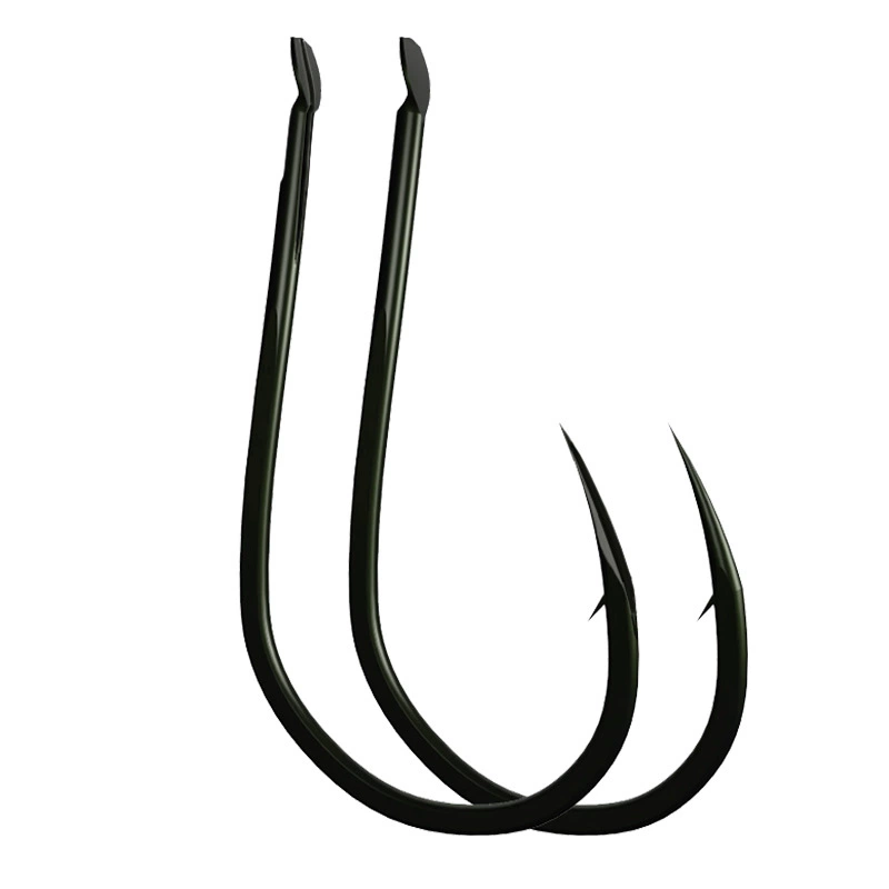 Japan imported thousands of fish hooks with piercing black three -edges and thousands of blood groove fish hooks bulk carp hook suits crooked mouth
