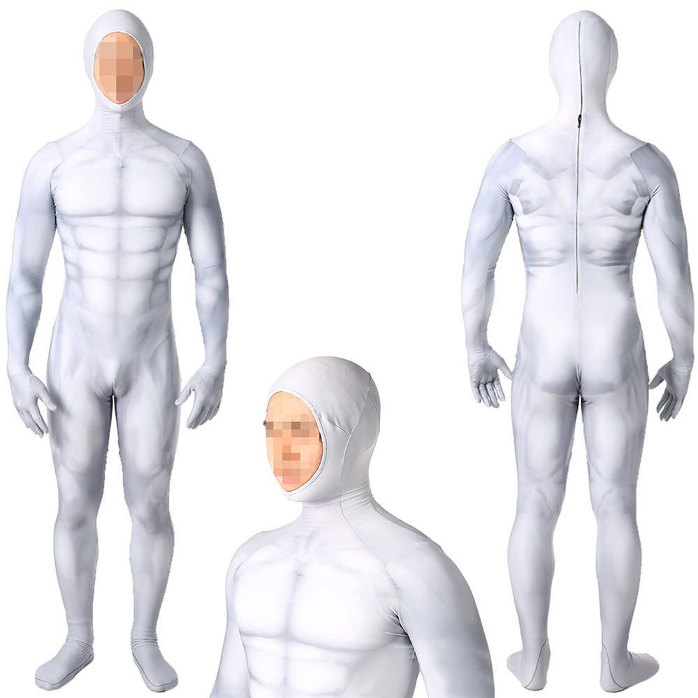 Grey Muscle Suit Sports Tights gray COS Base Clothes