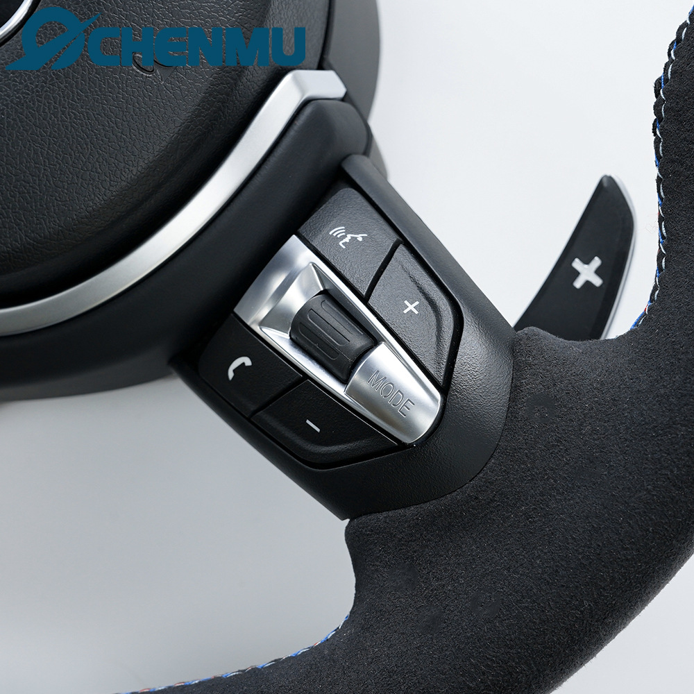 Modified MP Red Label Suede Steering Wheel for BMW F Chassis