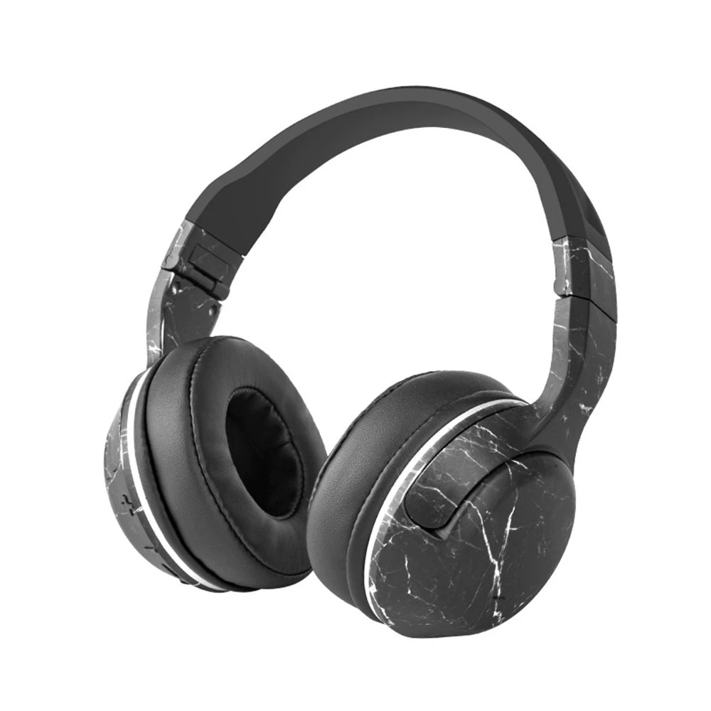 Накладные Bluetooth-наушники, True Wireless, спортивные, для компьютера и мобильного телефона, универсальные для игр и музыки, складные стереонаушники