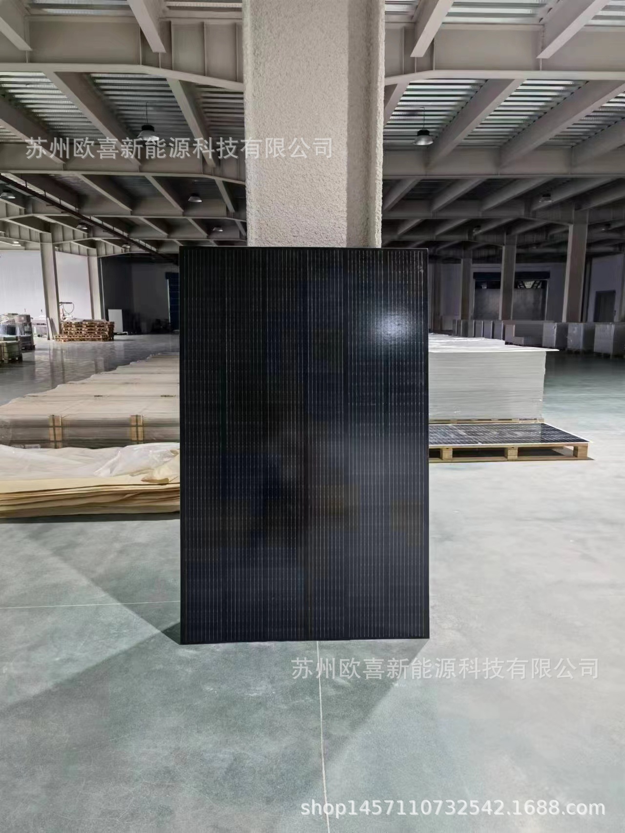 全新全黑太阳能光伏板常规单晶420W单面太阳能电池板组件出口品质