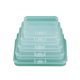 in stock Amazon PP plastic empty box small rectangular flat box stationery business card storage box jewelry small objects packaging box
