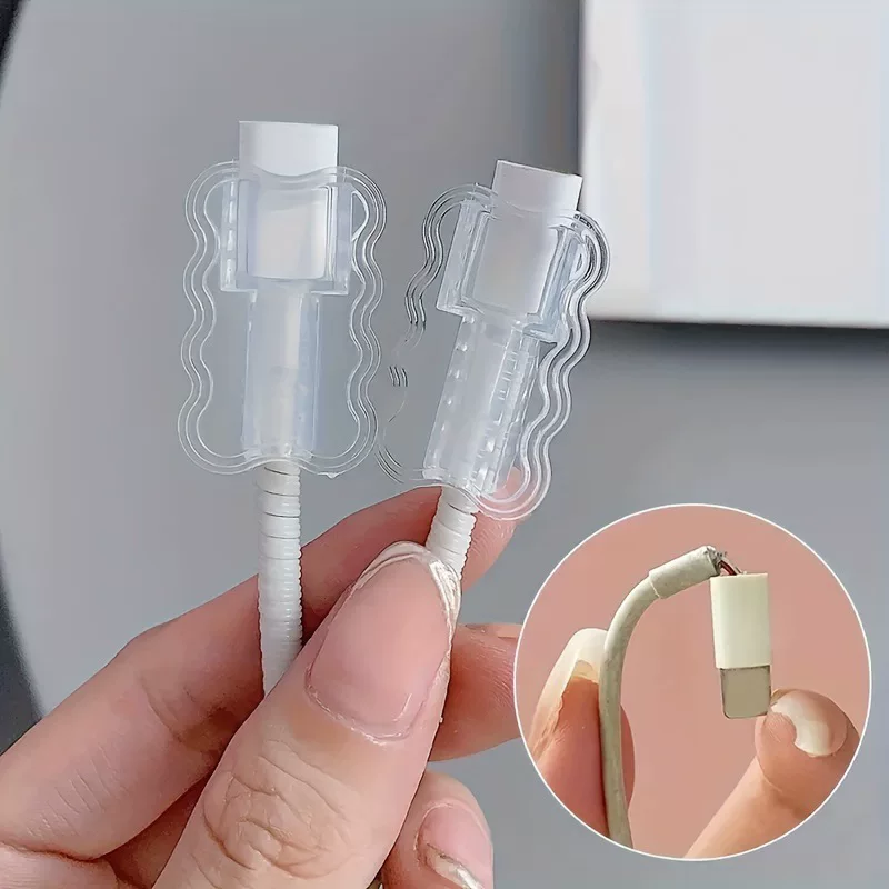 Apple Brand Charger with Wavy Transparent Protective Case 20W Bite Wire Cable