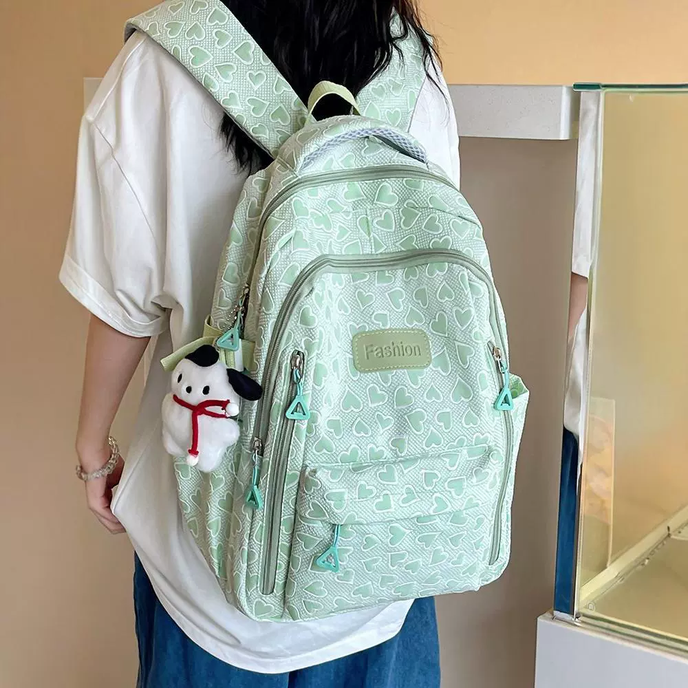 Japanese capacious backpack, fresh shoulder bag for traveling, for secondary school
