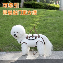 热销狗狗外出横向背包手提宠物牵引单肩包便携透气斜挎宠物包批发