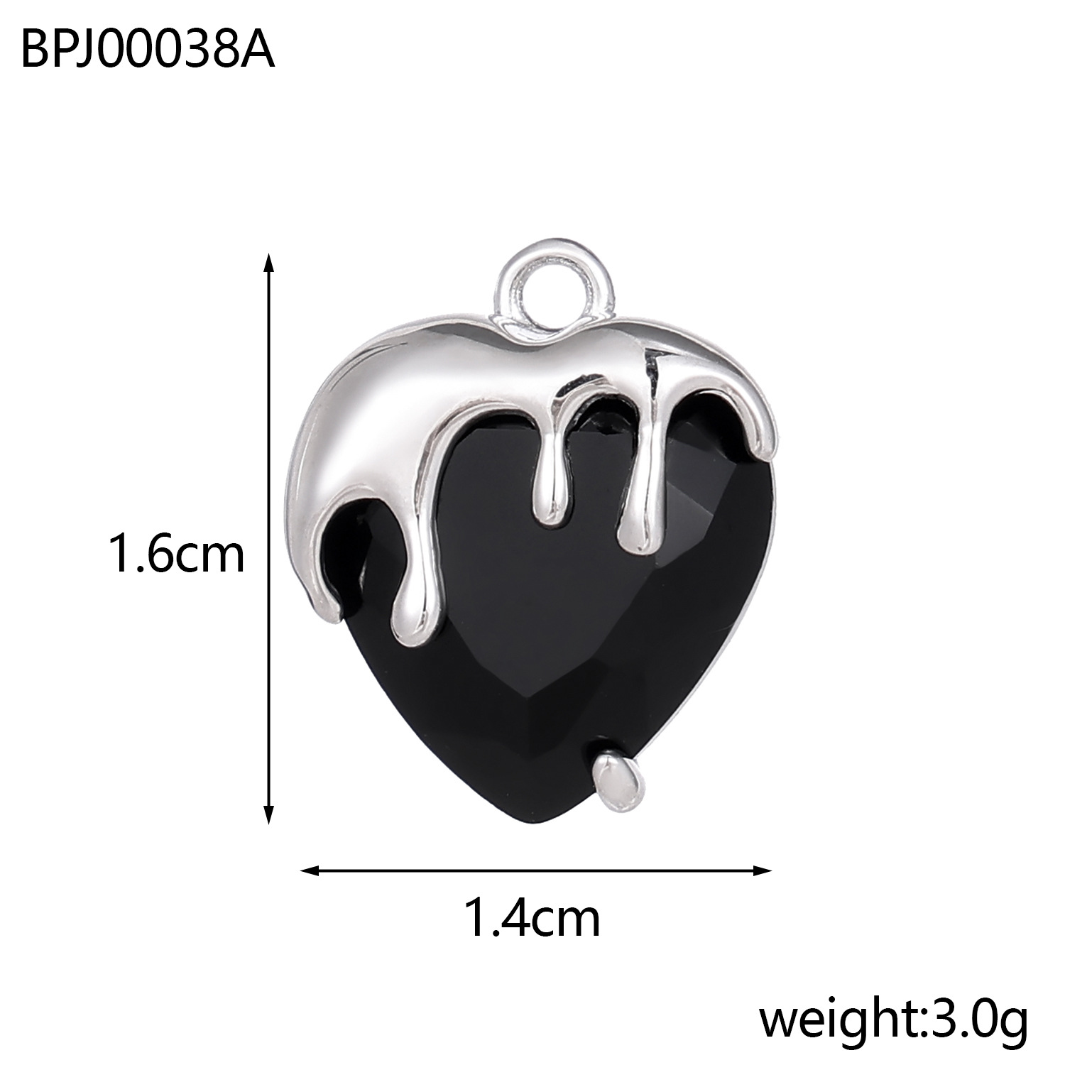 4g Weight Pendant, Chain Jewelry Making Type Diameter 10mm Jewelry Making Size DIY Jewelry Accessories Classification 1 Piece Quantity 304 Stainless Steel Material Heart Shape Pattern Plating Design Simple Style Style 1 Piece Diameter 10mm 304 Stainless Steel Heart Shape Pendant Chain 7