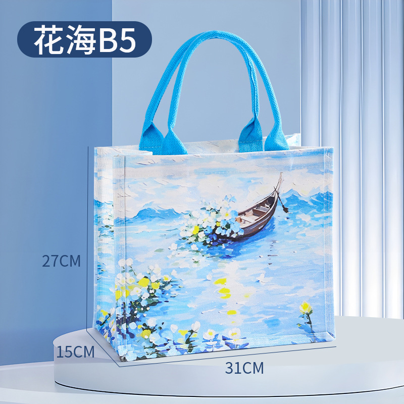 礼品袋结婚红色伴手礼手提袋高级感喜糖袋大容量托特包外出帆布袋|undefined