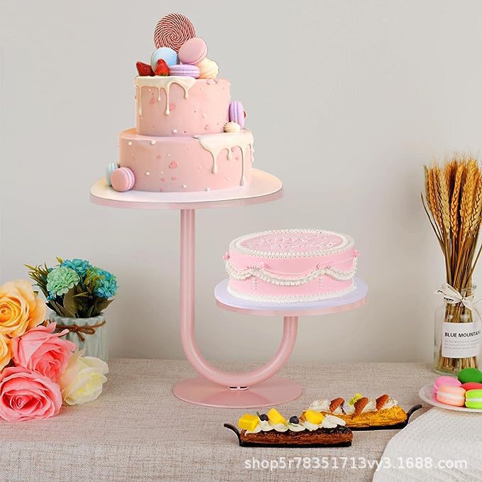Transfronterizos Amazon temu postre estante de exhibición bandeja de pastel estante de pastel diseño de cumpleaños