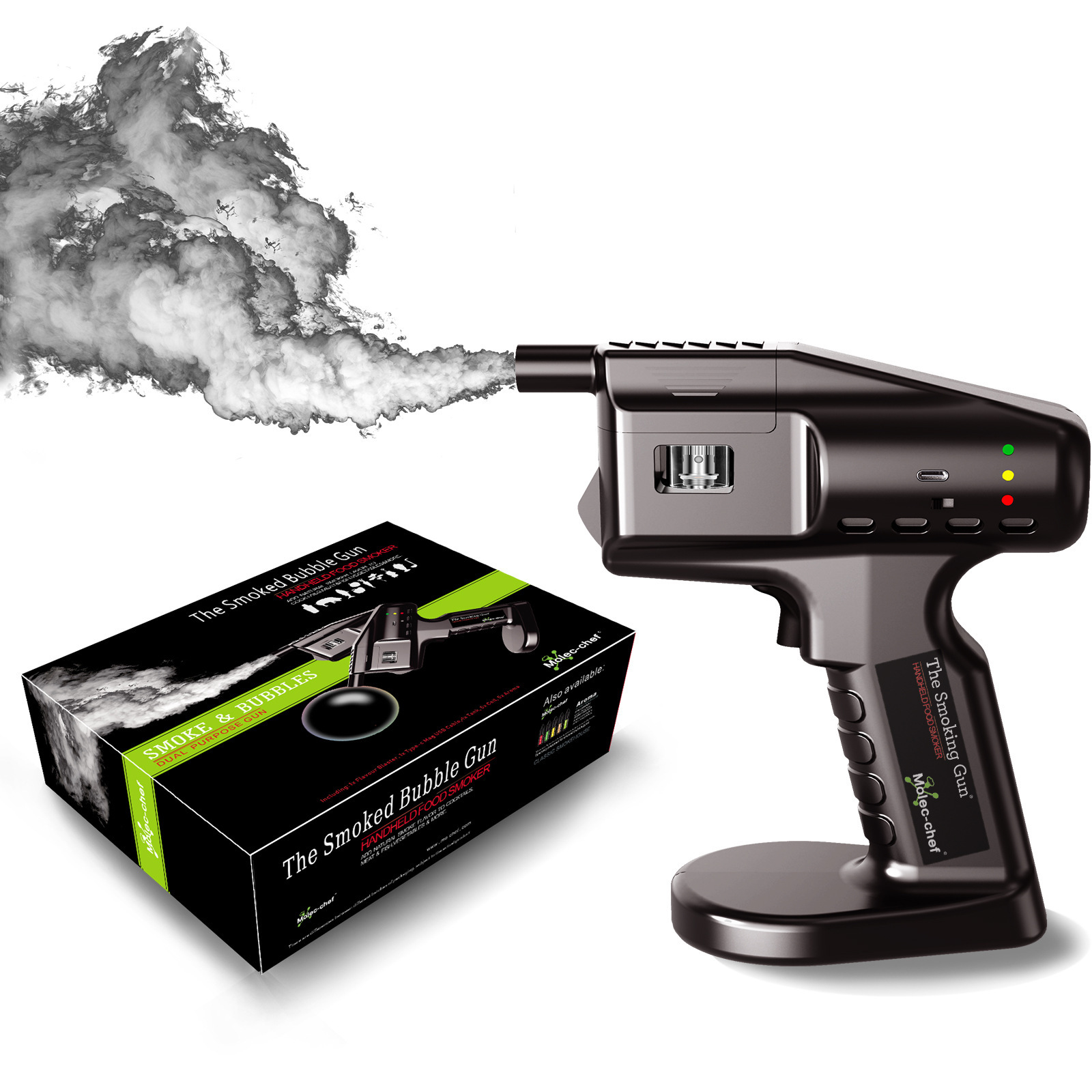 Smoked Gun Cloud Ghost Smoke Machine Handheld Portátil Estudio de Cine y Video Estudio de Cine Retrato Etapa