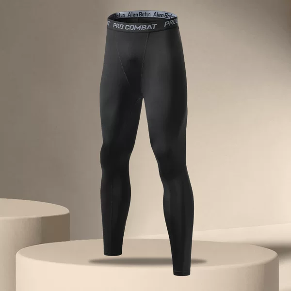 2024 quick-drying tights men's running sports suit warm inner wear long sleeve high elasticity fitness basketball training suit