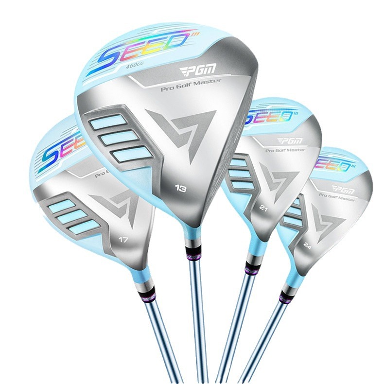 Bộ gậy golf thiếu niên PGM chứng nhận R&A USGA dành cho bé gái – hợp kim titan — 14 thanh carbon cao 168-175cm, 14 thanh carbon cao 160-168cm, 14 thanh carbon cao 152-160cm, 14 thanh carbon cao 145-152cm