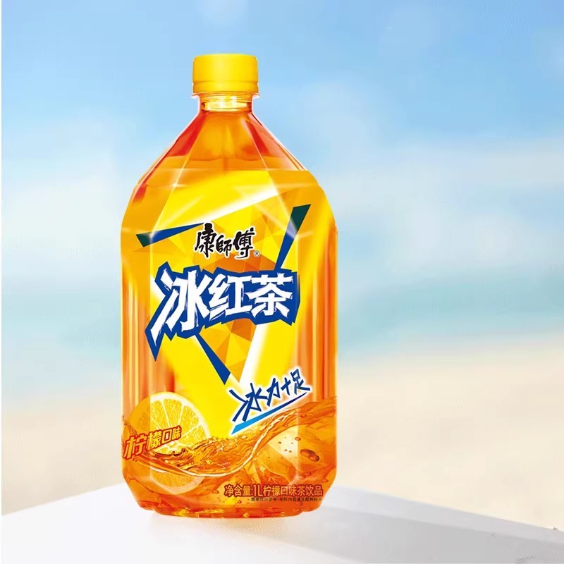 冰红茶大瓶1L装解渴即饮柠檬口味茶饮料整箱聚会家庭装|undefined