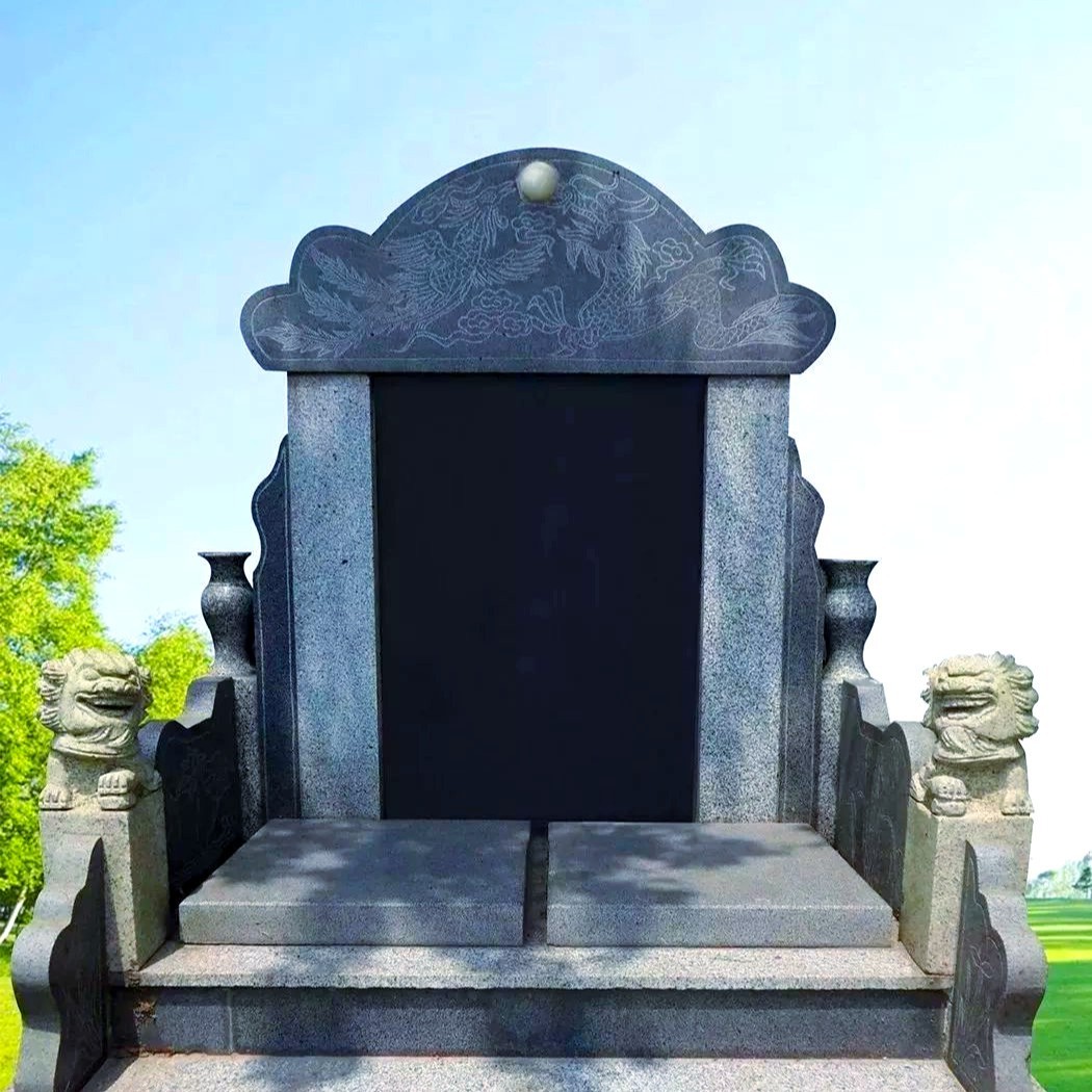 Farm produce carved stone sculpture tombstone blue stone carved granite tombstone marble rectangular cemetery