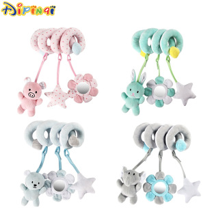 New early education animal bed around the car around the doll baby baby car hanging bed hanging plush toys spot