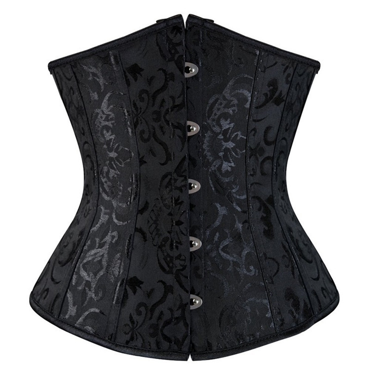 Cross-Border Vintage Plus-Size Corset Bridal Gown Court-Style Shapewear Jacquard Waist Cincher Waist Belt Waist Support Tummy Control Belt for Women