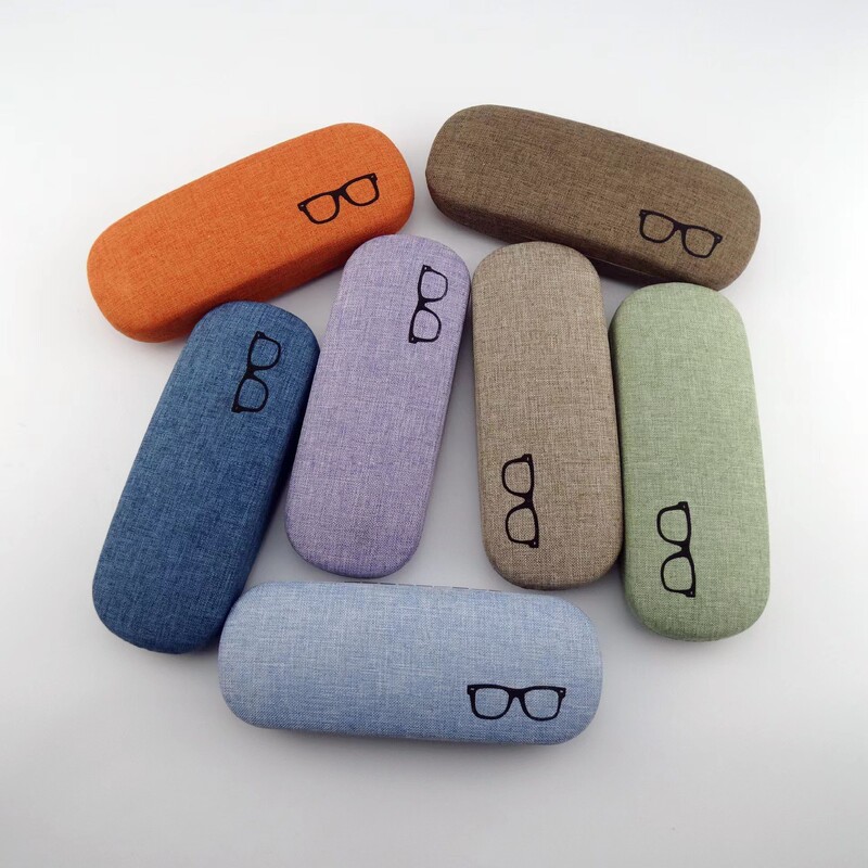 in stock wholesale cotton linen cloth myopia glasses case simple ins creative glasses case frame myopia storage box
