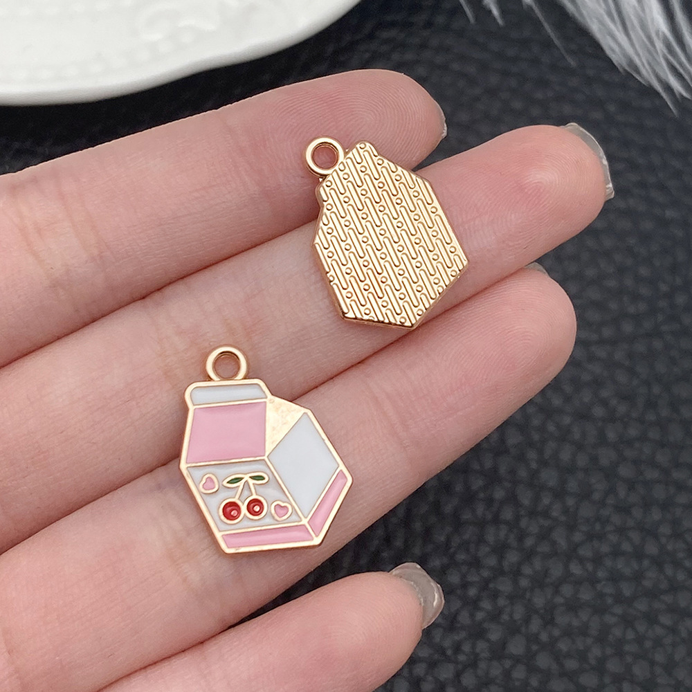 1 gota de leche de cereza rosa con aceite 19x13 mm - 21118 - 1,1g