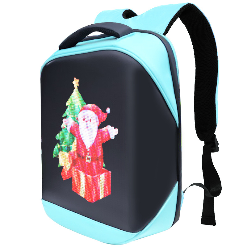Mochila LLOYT3led con pantalla LED P2 para animación DIY, pantalla LED móvil para publicidad, impermeable, personalizada.