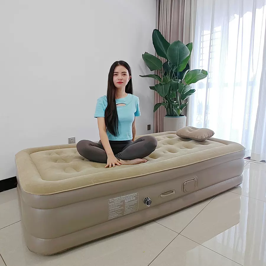 自动充气加高床垫户外露营帐篷充气垫家用一键加厚家庭宿舍折叠