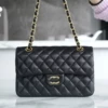 Black (gold label, lambskin)