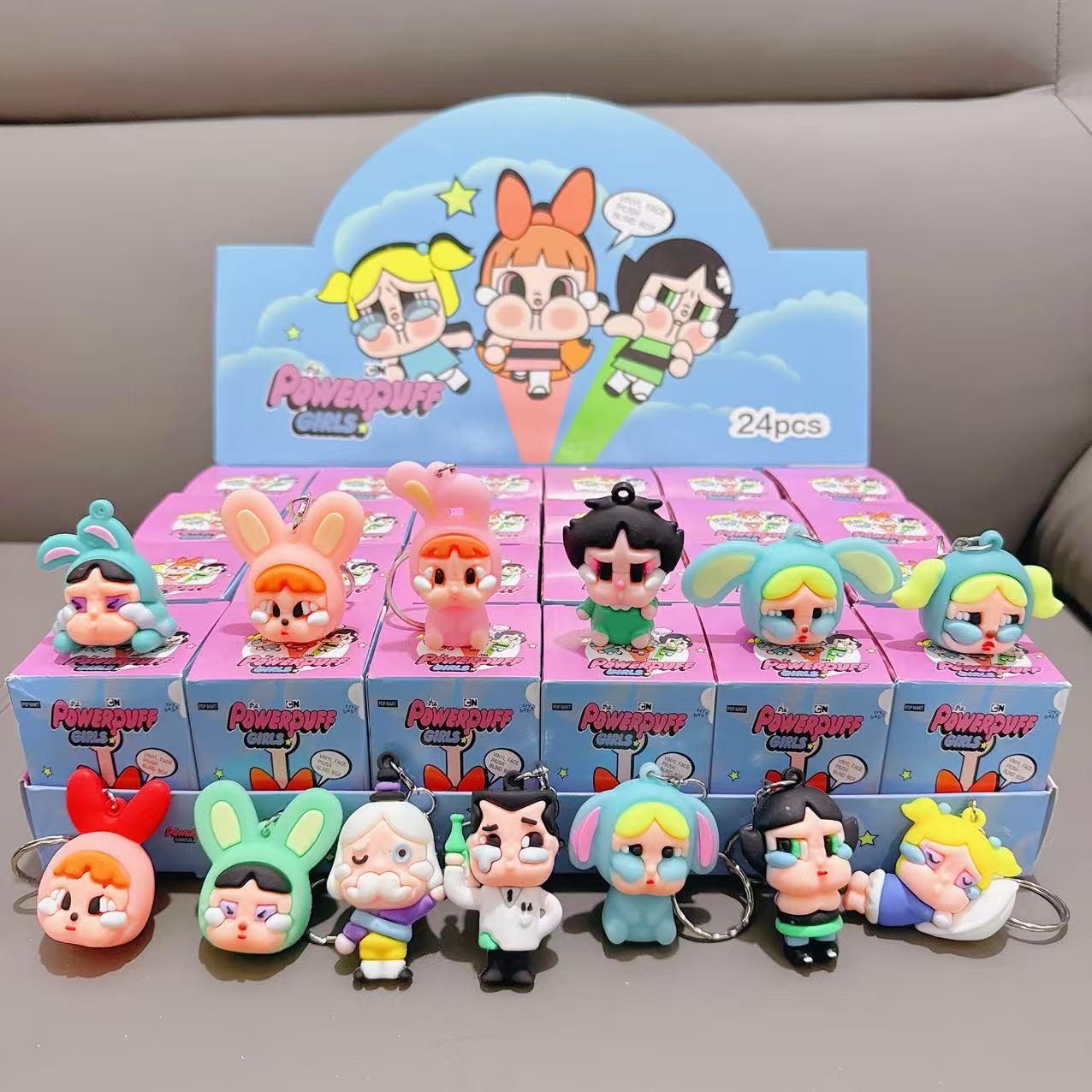 Liquidación especial: 24 figuras grandes de Nezha, 16 gramos, 5 cm, aptas para niños de tres años, llaveros, juguetes de caja sorpresa.