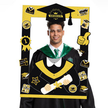 亚马逊毕业典礼派对装饰道具学士服相框 毕业季装饰相框拍照道具