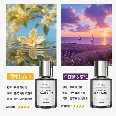 Liquid Home Toilet Deodorizing | Car Perfume Aromatherapy - meizu-2-bottles-osmanthus-lavender
