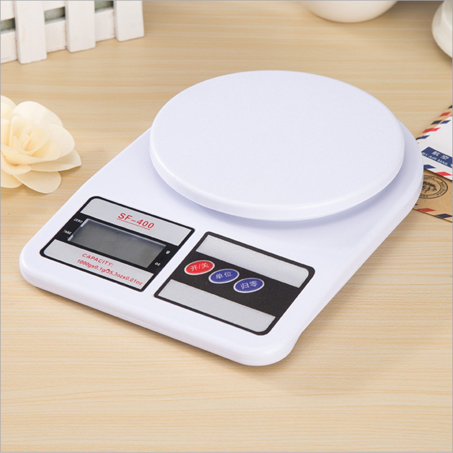 SF400 Kitchen Electronic Scale Home Food Baking Food Jewelry Weighing Scale 10Kg Gift Scale