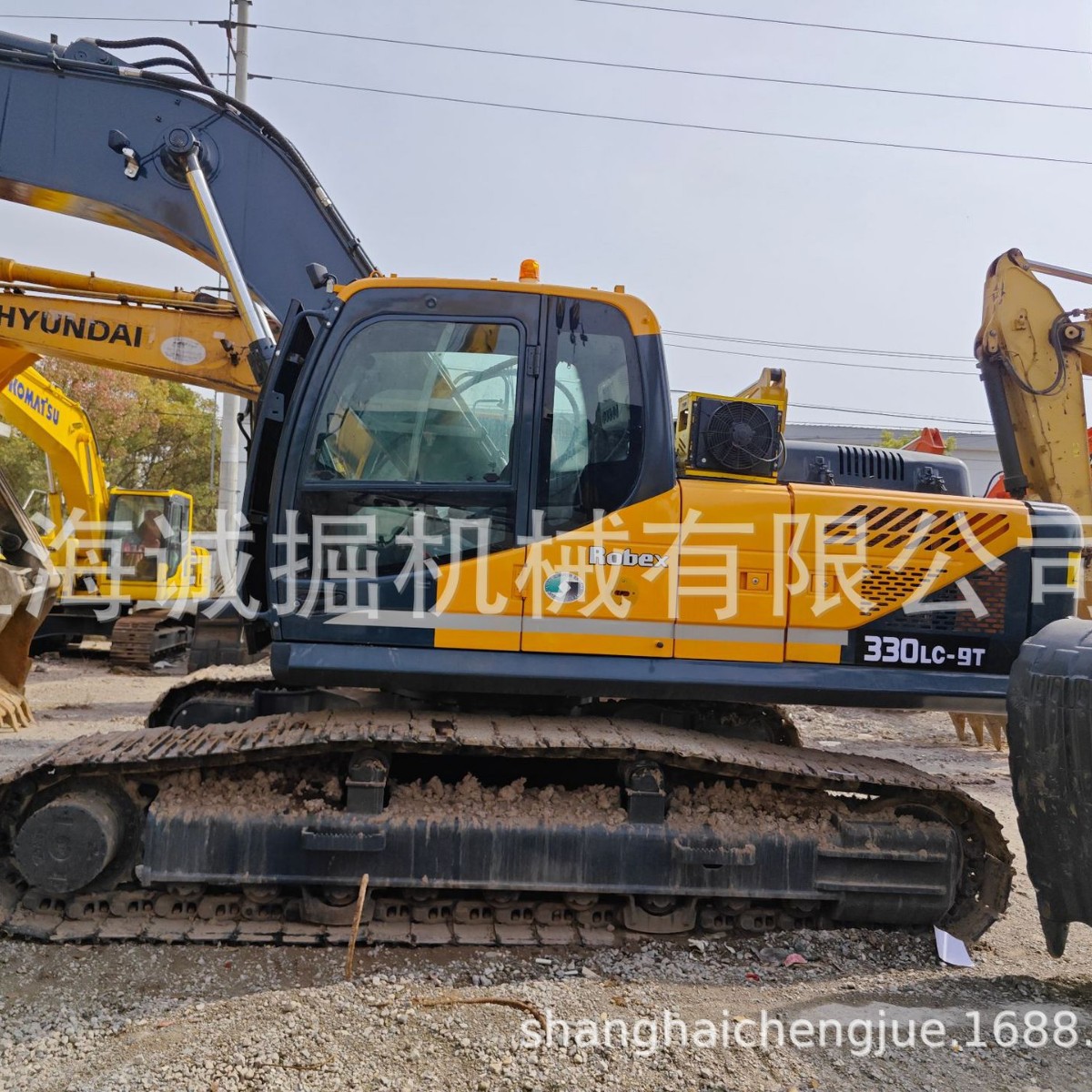 外贸 Used Excavator 现代330LC-9T挖掘机