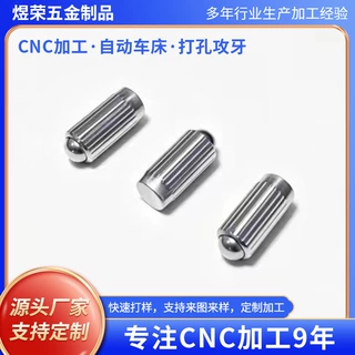 供应304波珠球头柱塞弹簧碰珠弹簧销不锈钢弹簧定位珠6.5*13.2