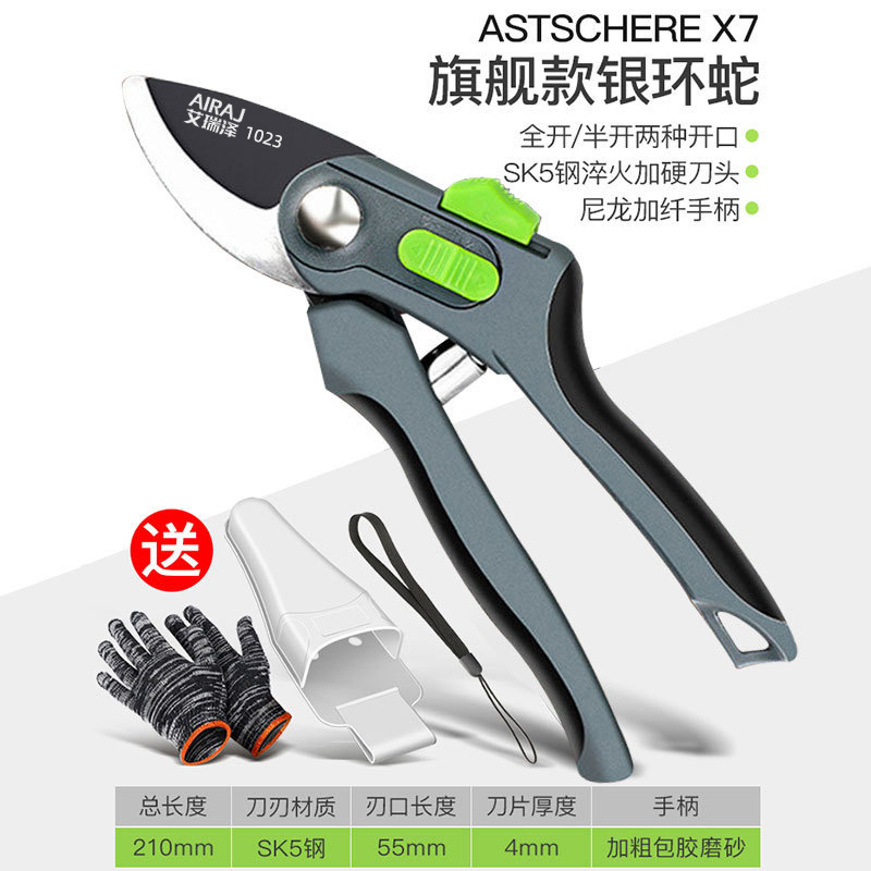 Arrizo tijeras de podar SK5 tijeras de ramas de frutas domésticas reparación de flores jardinería tijeras herramientas de jardín al por mayor