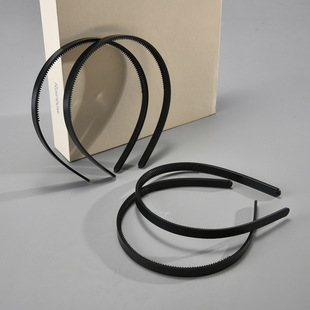 Factory thickened ABS material headband plastic accessories hairpin hairband width 1cm toothless outer arc hairpin