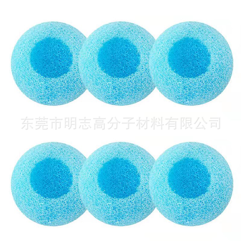 彩色气泡海绵球起泡过滤棉脱毛镊子清洁泡棉粗孔洗面奶打泡海绵球