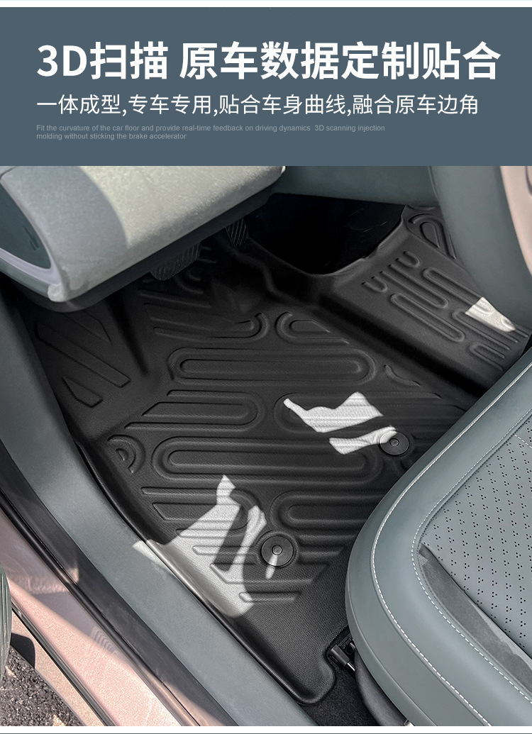 Suitable for 25 Models of Nio Firefly Car Floor Mats, Special Car Floor Mats, Tpe Floor Mats, Trunk Mats